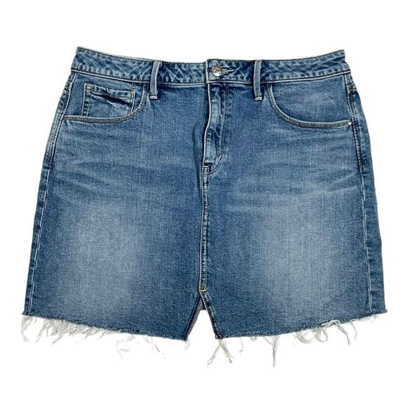 JOE’S JEANS Denim Mini Skirt for Women in Blue Medium Wash Size 33 / 14 - Picture 1 of 6
